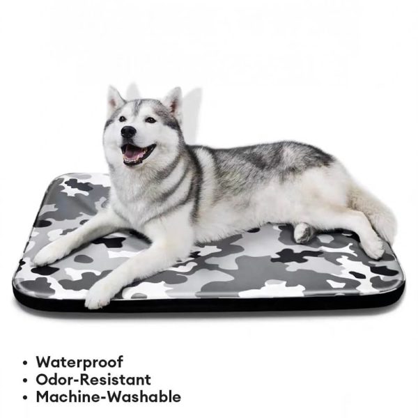 modern faux leather waterproof odor blocking hair resistant dog mat 14