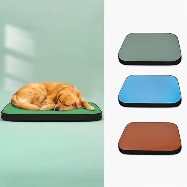 modern faux leather waterproof odor blocking hair resistant dog mat 20