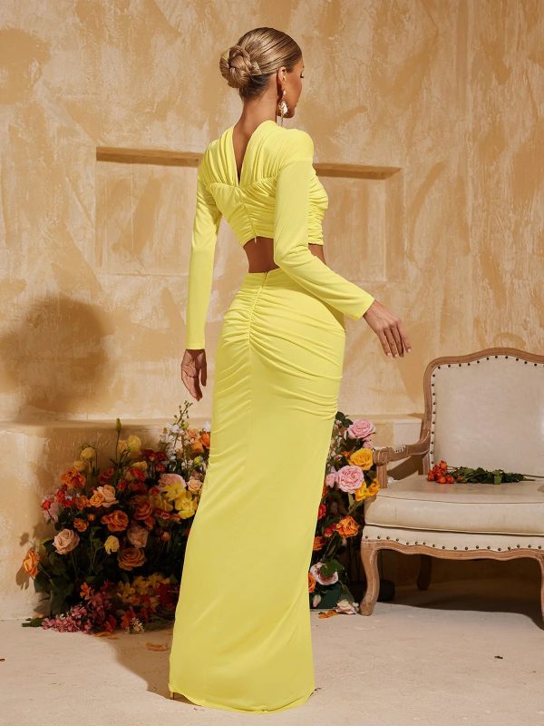 perssis twisted ruched skirt set 16