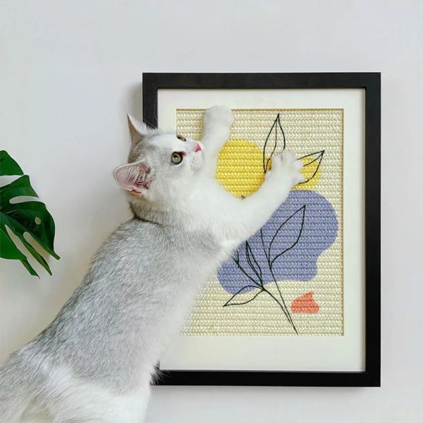 sisal decorative cat scratching board 12