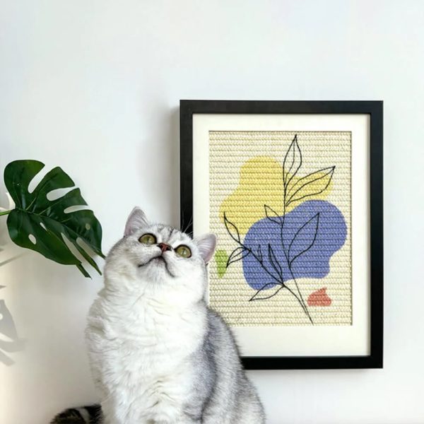 sisal decorative cat scratching board 13