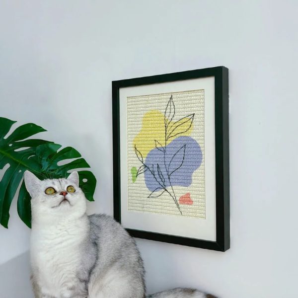 sisal decorative cat scratching board 15