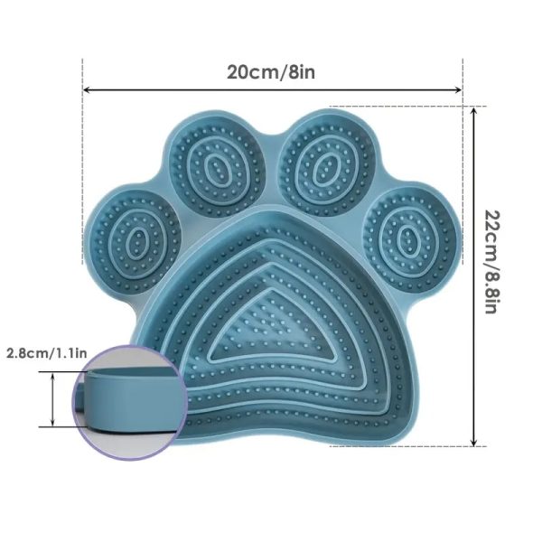 slow feeding paw lick mat for pets 17