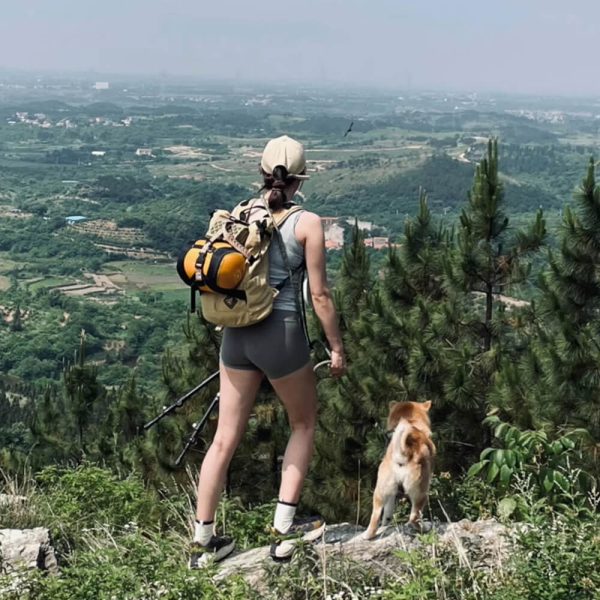 ventilated & durable outdoor hiking dog carrier bag 13