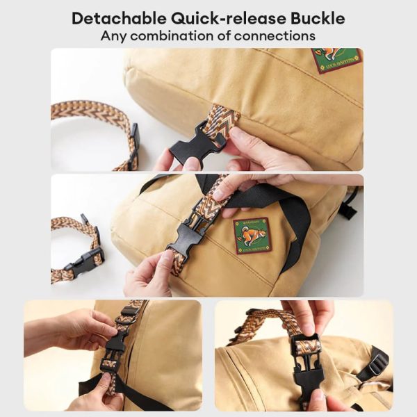 ventilated & durable outdoor hiking dog carrier bag 23
