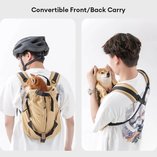 ventilated & durable outdoor hiking dog carrier bag 24
