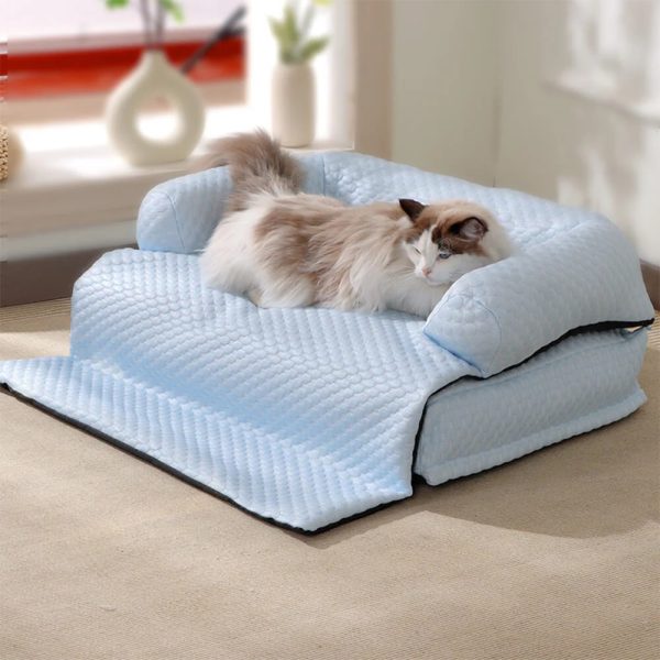 2 in 1 cooling large removable cat & dog mat couch cover 13