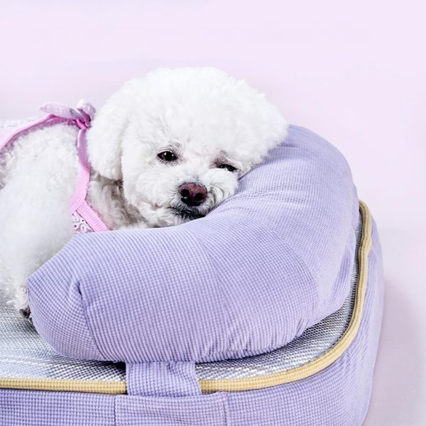 all season breathable orthopedic dog bed with waterproof liner & pillow 14