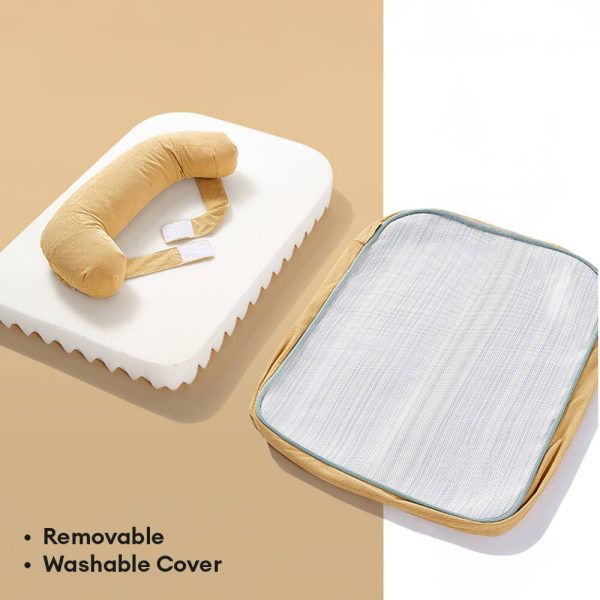 all season breathable orthopedic dog bed with waterproof liner & pillow 22