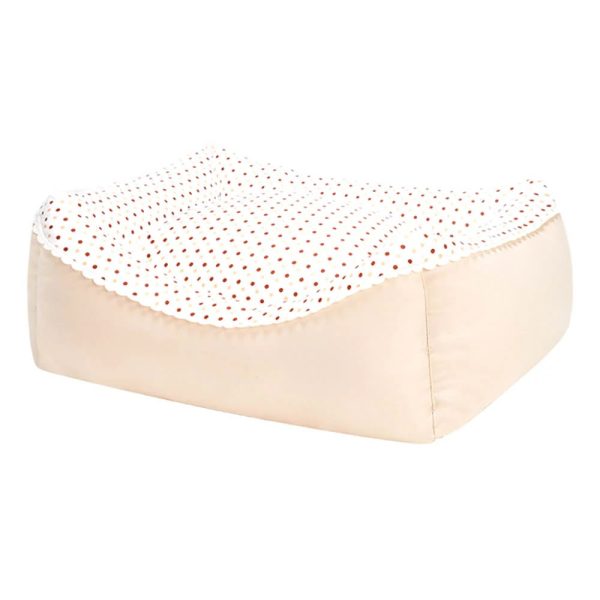 all season cozy washable floral cotton dog & cat bed 20