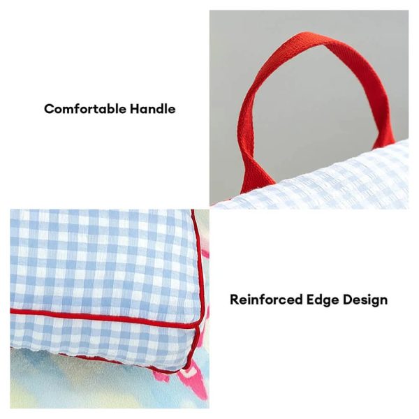 chequerboard breathable scratch resistant spine protection dog bed 18