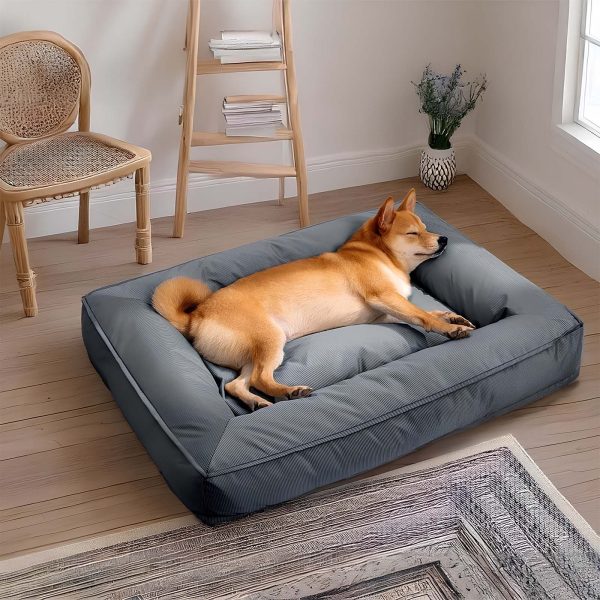 fully orthopedic surround support waterproof large dog bed 14
