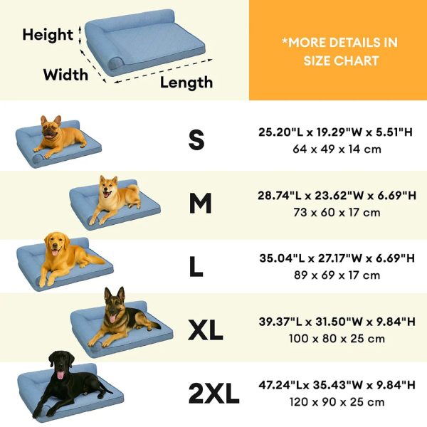 large cooling breathable non slip orthopedic dog bed 30