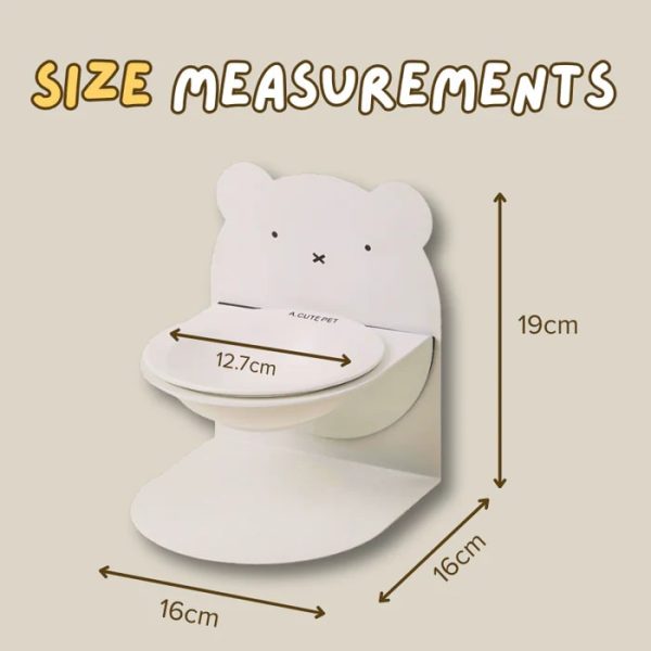 magnetic ceramic cat bowl 21