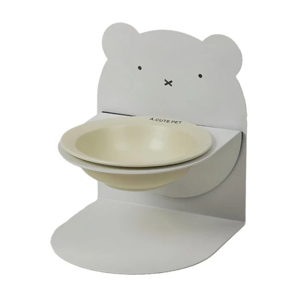 magnetic ceramic cat bowl 27