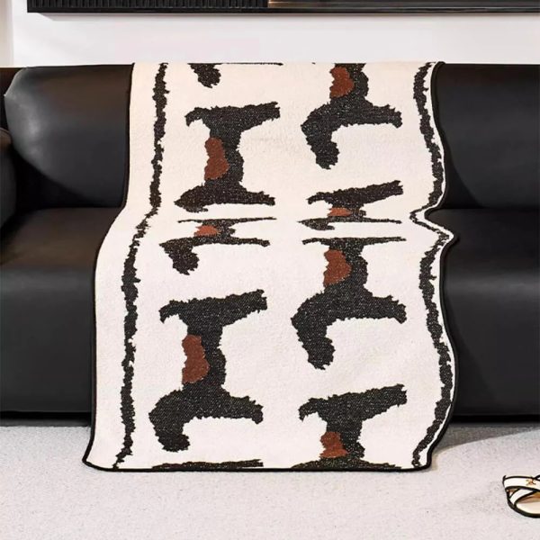 modern short fleece sofa protection irregular non slip couch cover 15