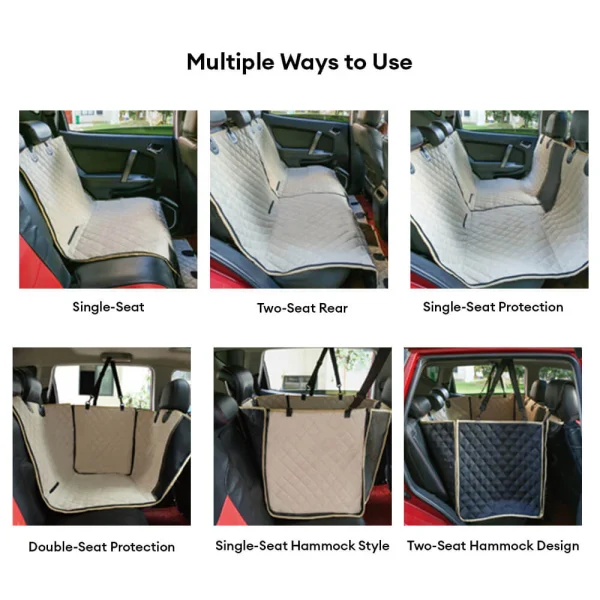 waterproof multi use car dog seat cover 333