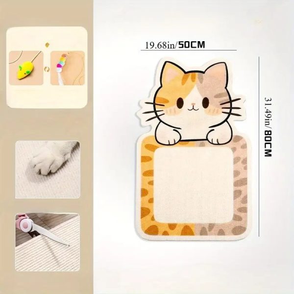 adhesive cat scratching post 14