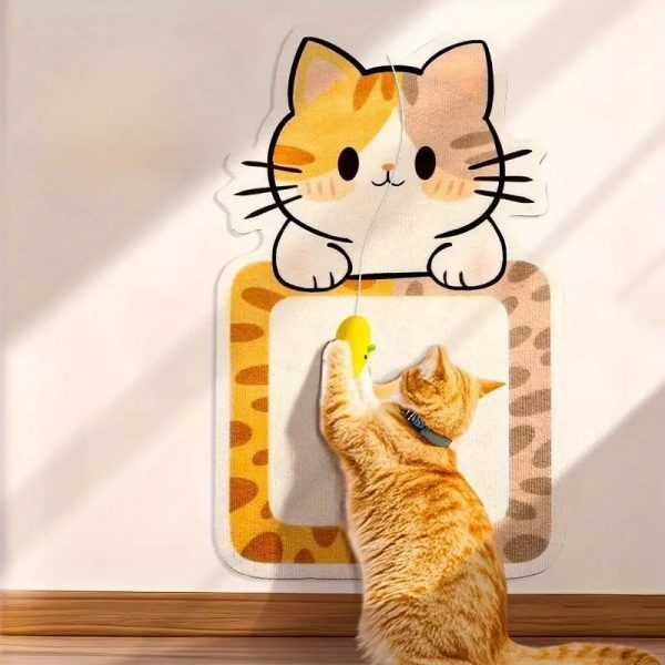 adhesive cat scratching post 15