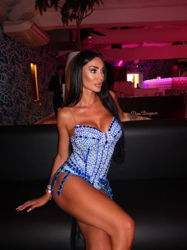 balthion high neck embellished bodysuit in blue 17