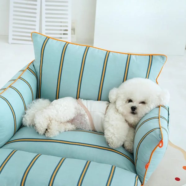 cotton comfort calming bed dog sofa bed 13