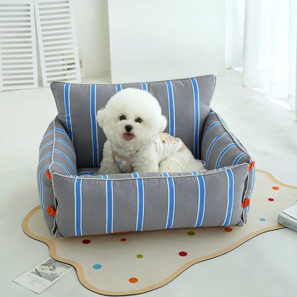 cotton comfort calming bed dog sofa bed 15