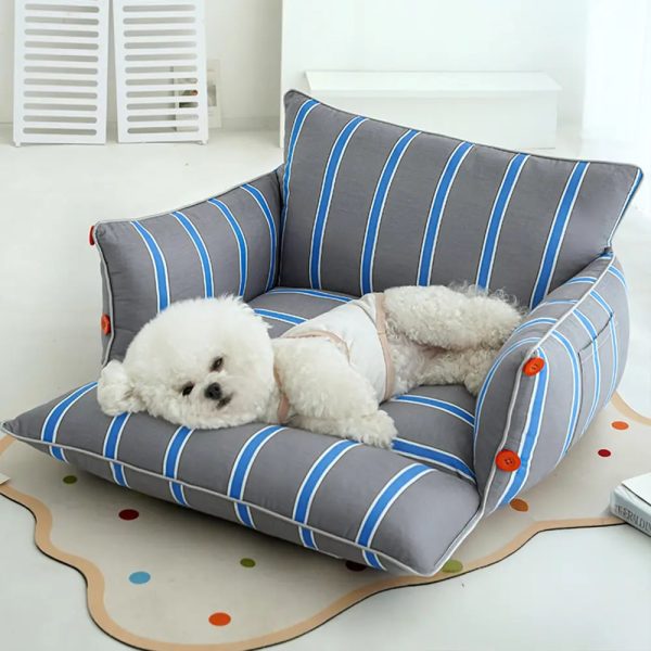 cotton comfort calming bed dog sofa bed 17