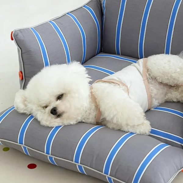 cotton comfort calming bed dog sofa bed 18