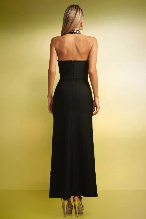 eamon sequins diamond slim bandage maxi dress 16