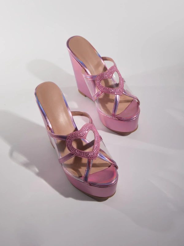 gaelvira rhinestone heart wedge mules 13
