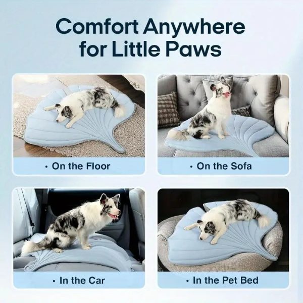 leaf shaped pet cooling mat 15