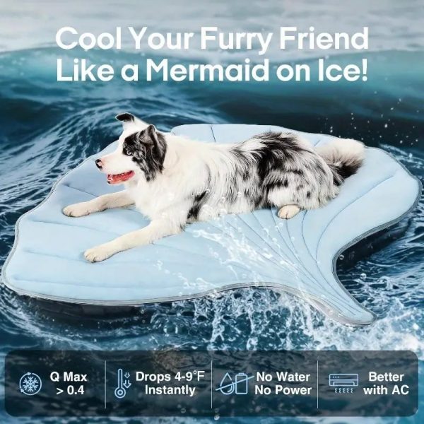 leaf shaped pet cooling mat 17