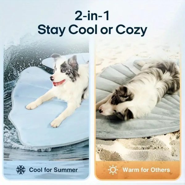 leaf shaped pet cooling mat 18
