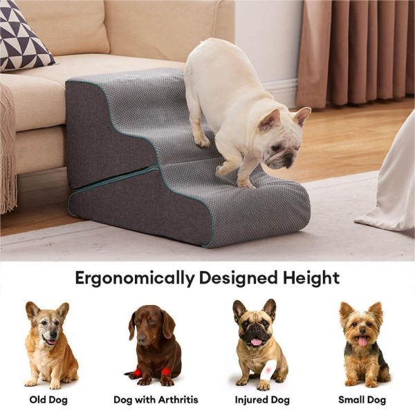 multifunctional 2 in 1 foldable dog stairs with ramp mode 16