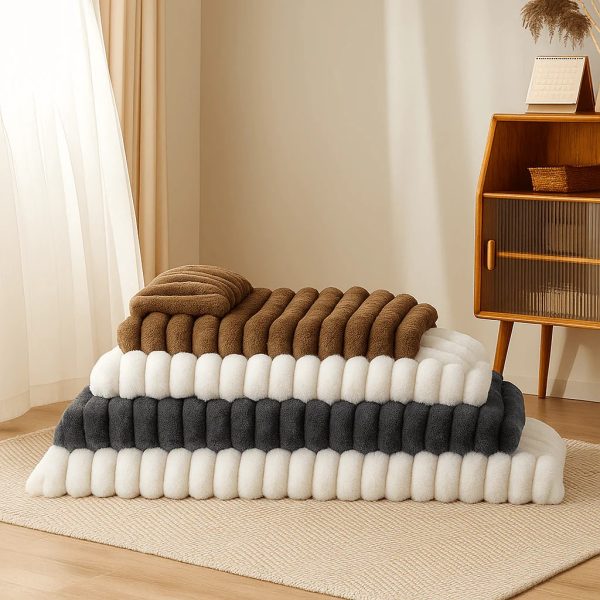 plush fluffy thick comfort calming dog bed with pillow 16