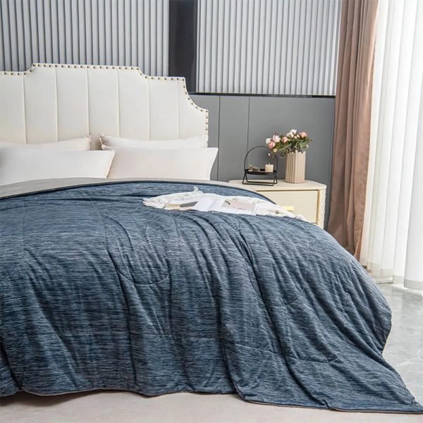 skin friendly breathable lightweight cooling comforter for deep sleep 12