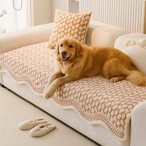 vintage classic chenille scratch resistant sofa protective couch cover 11