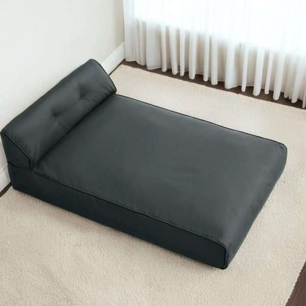 waterproof & hair resistant thick all season washable large dog bed 16