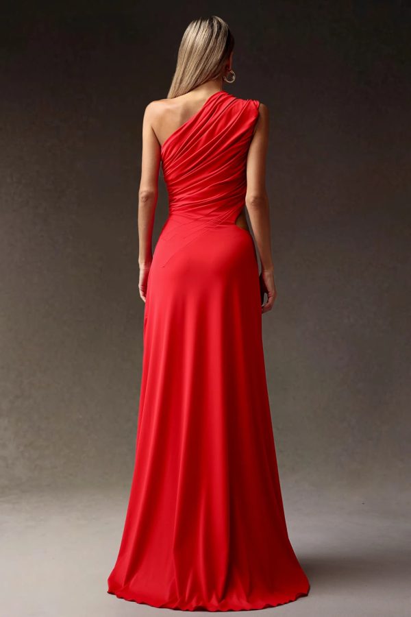 xlyia one shoulder hollow out maxi dress 16