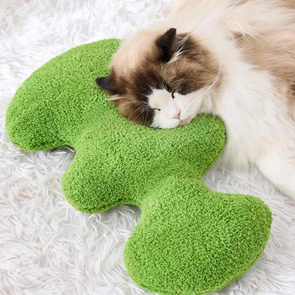bone shaped playful squeaky dog toy pet pillow 16