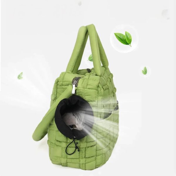 cloud puff comfortable water repellent breathable portable pet travel bag 17