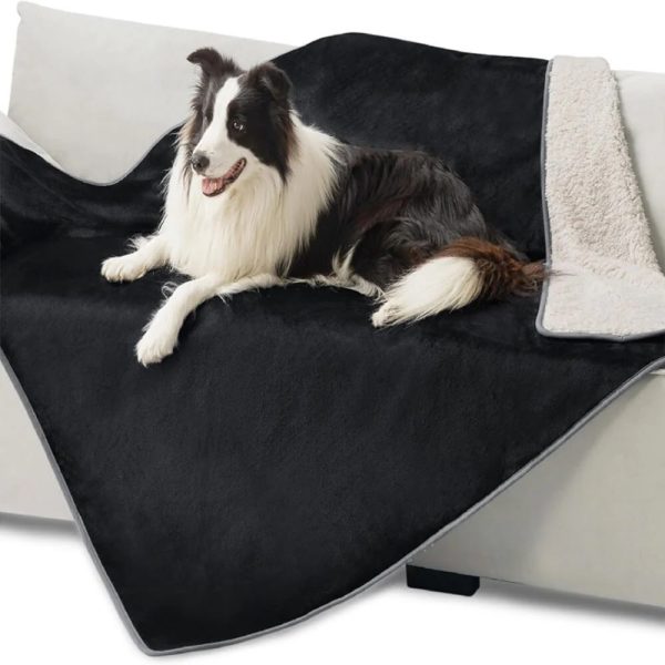 cozy & protective throw reversible fleece pet blanket 14