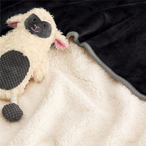 cozy & protective throw reversible fleece pet blanket 21