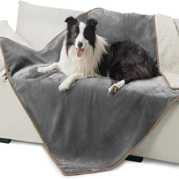cozy & protective throw reversible fleece pet blanket 23