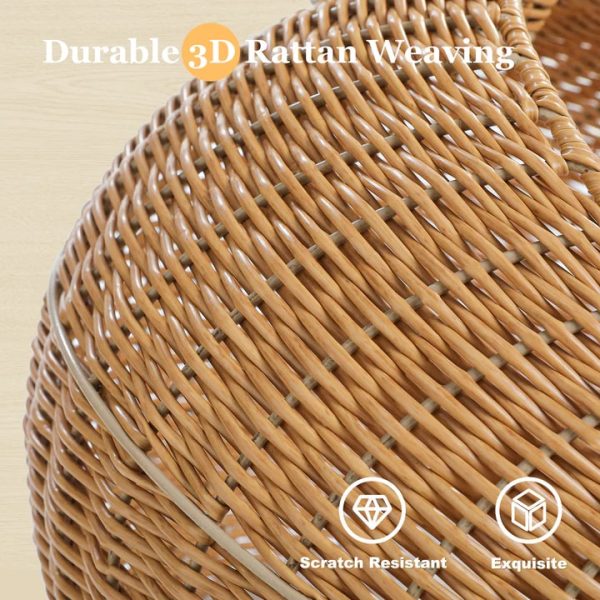 dinosaur shaped cat tree with rattan nest 16