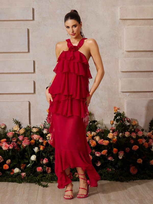 elythion flower ruffle tiered maxi dress 14