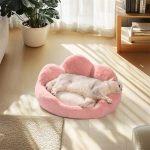 floral bolster cat & dog bed 100