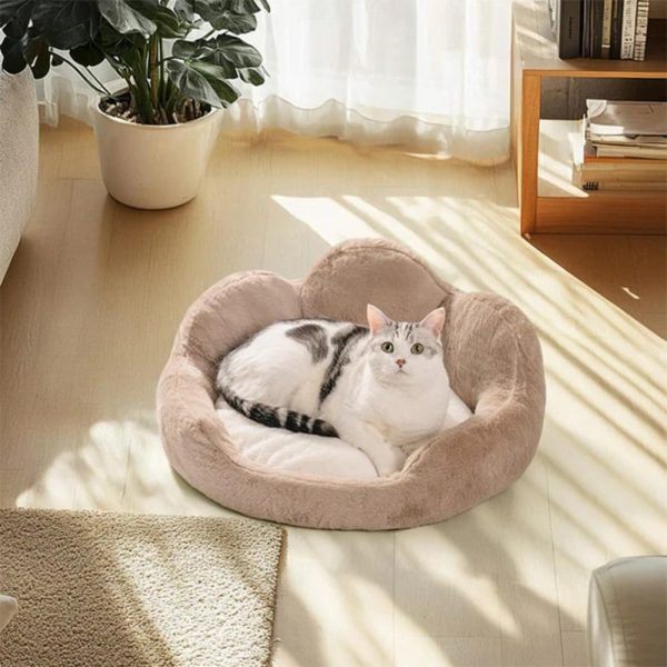 floral bolster cat & dog bed 900