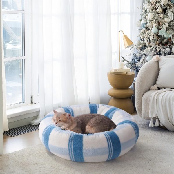 fluffy cat & dog donut bed 13