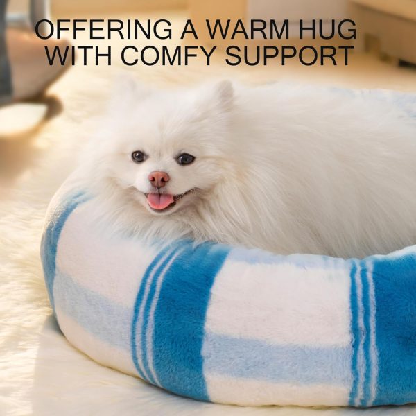 fluffy cat & dog donut bed 21